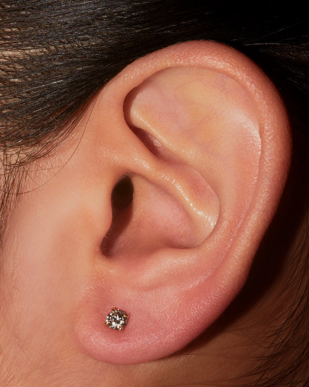 14k Gold Customizable Diamond Stud Earrings