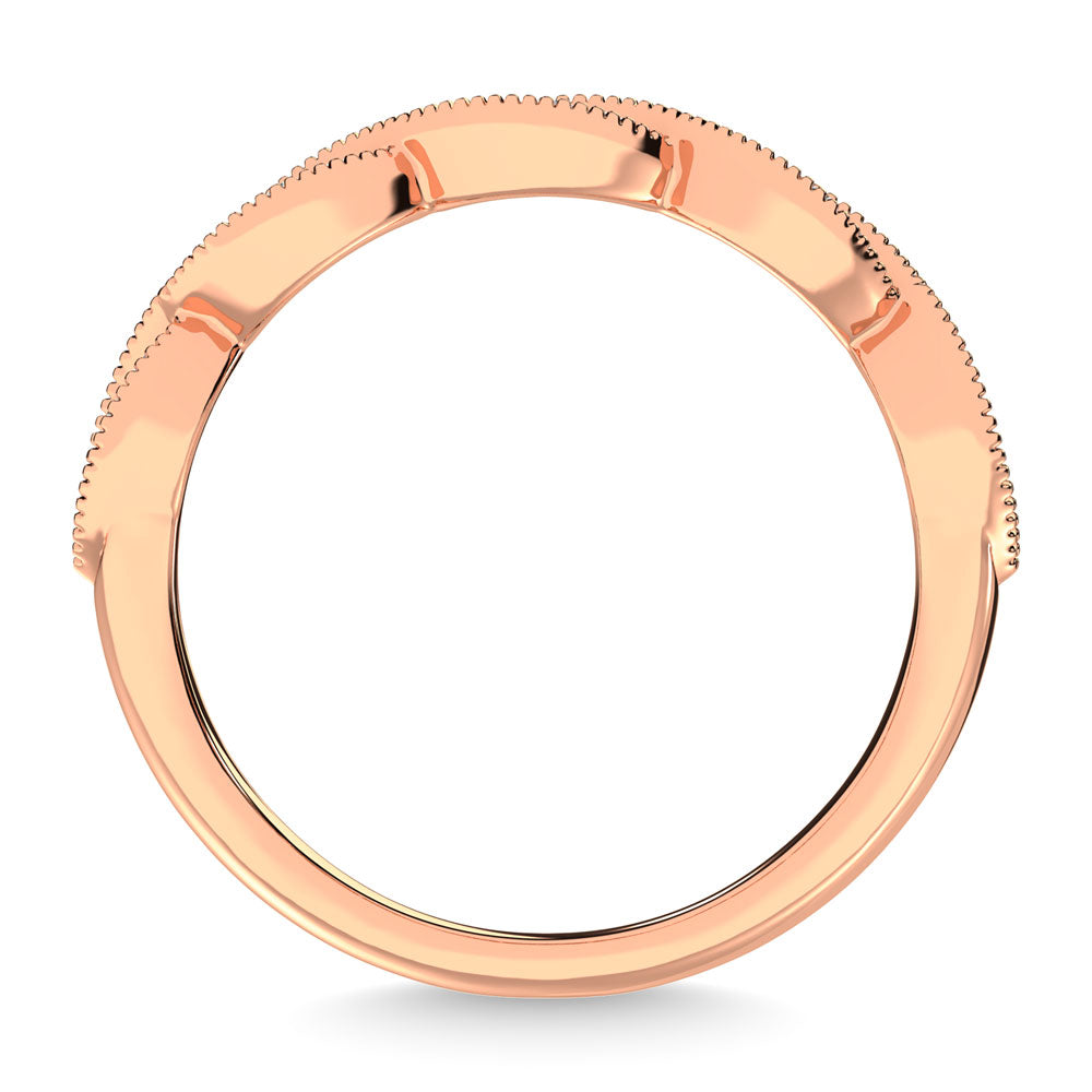 Diamond 1/5 Ct.Tw. Stack Band in 14K Rose Gold