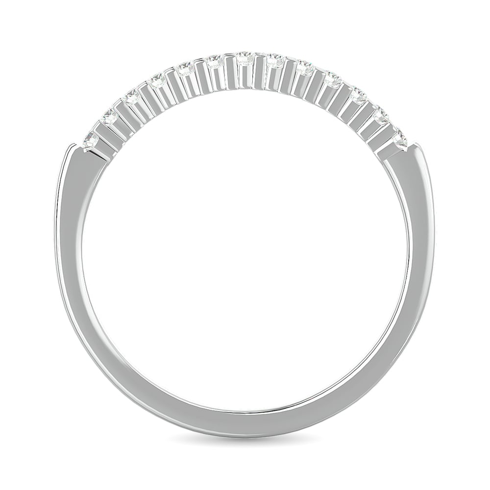 Diamond Wedding Band 1/6 Ct.tw in 10K White Gold