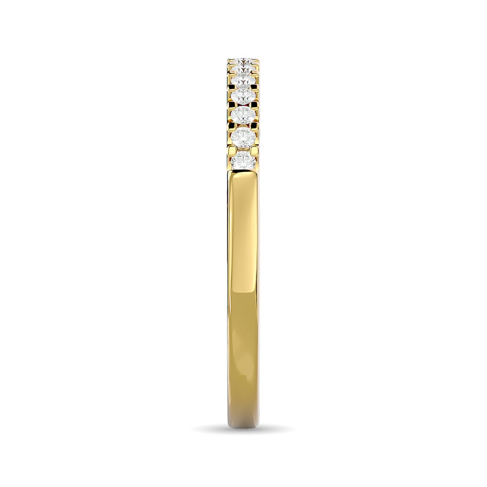 Diamond Wedding Band 1/6 Ct.tw in 10K Yellow Gold