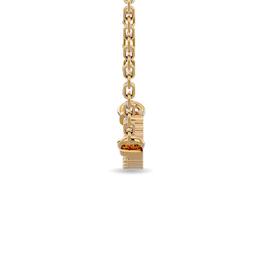 Diamond 1/6 Ct.tw Fashion Necklace  in 10K Yellow Gold