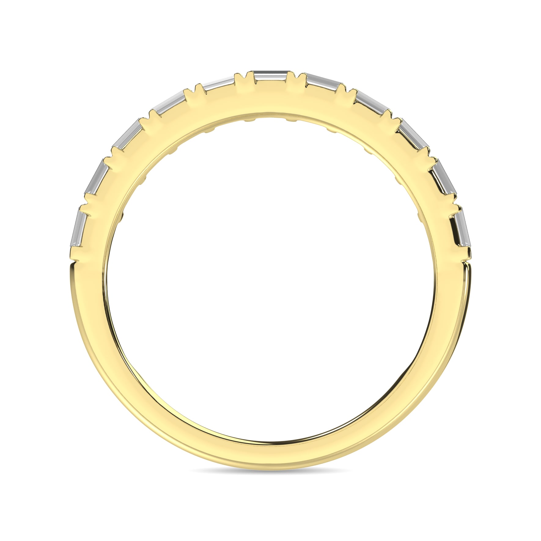 Diamond Anniversary Ring 1/10 Ct.tw in 14K Yellow Gold