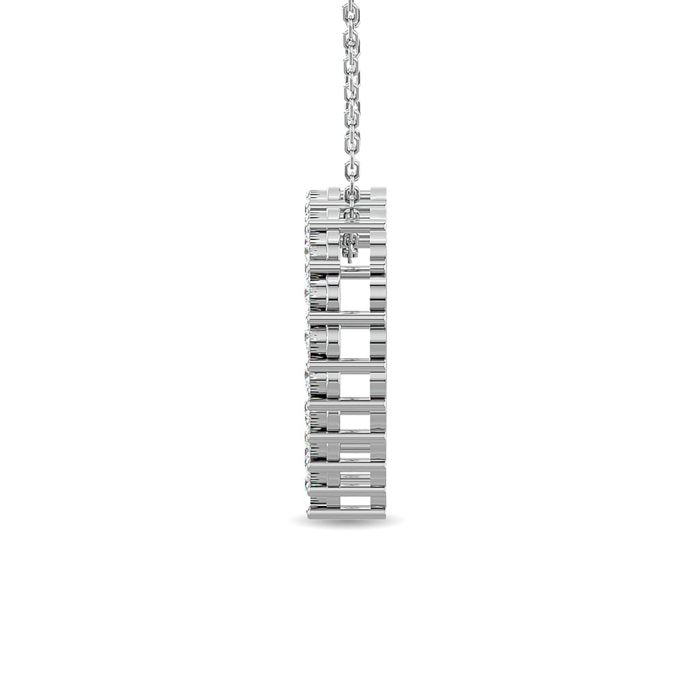 Diamond 1/6 Ct.Tw. Heart Pendant in Sterling Silver