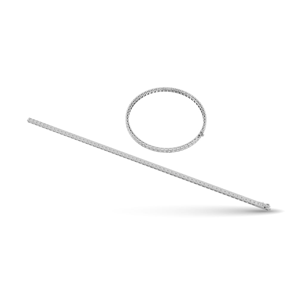 Diamond 1/4 Ct.tw Fashion Bracelet in Sterling Silver