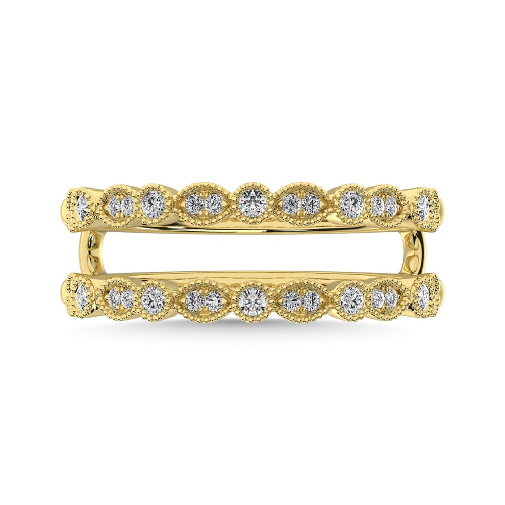 Diamond 1/4 Ct.Tw. Anniversary Ring in 10K Yellow Gold