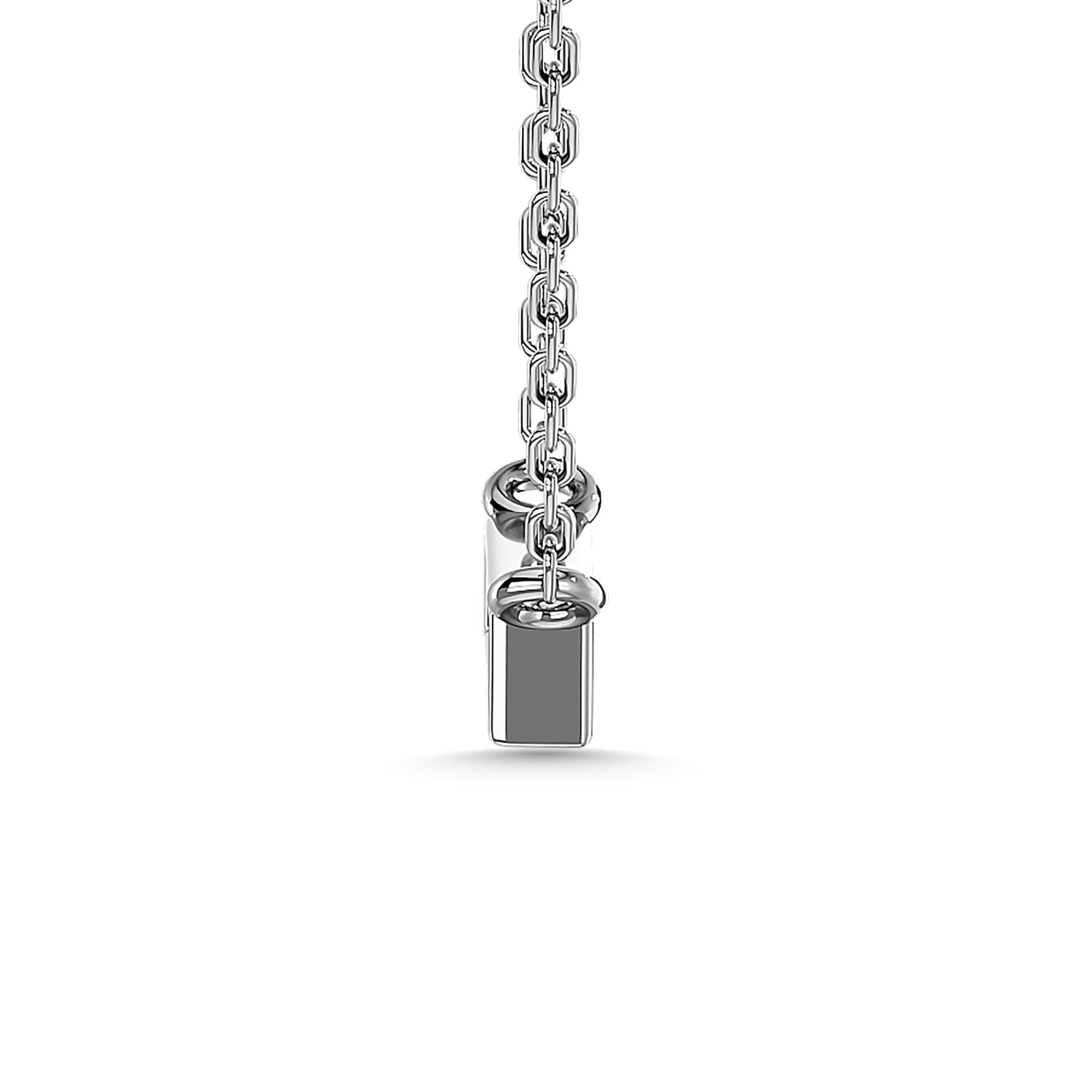 Diamond 1/4 Ct.Tw. Om Pendant in 14K White Gold
