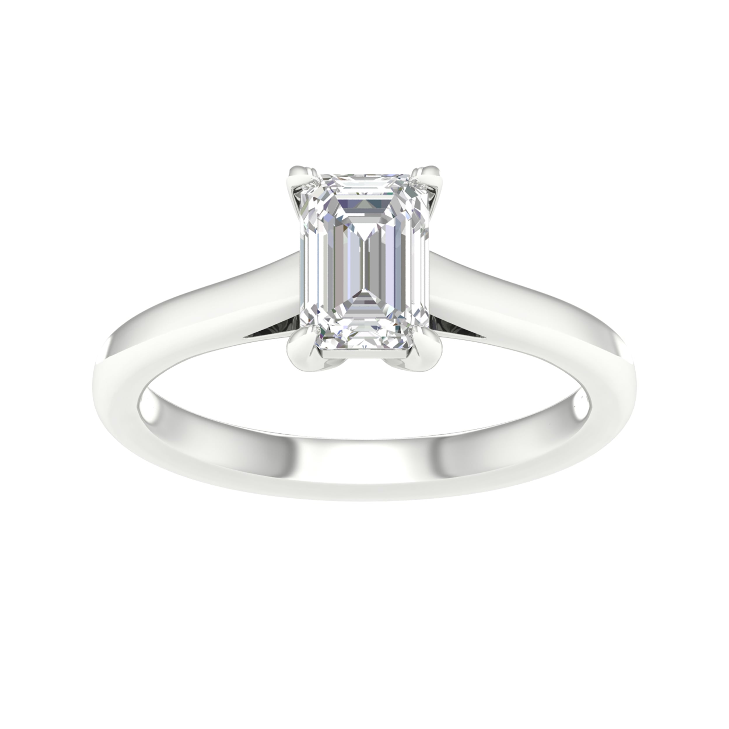 14K 1.00CT Certified Lab Grown Diamond Ring ( IGI Certified )