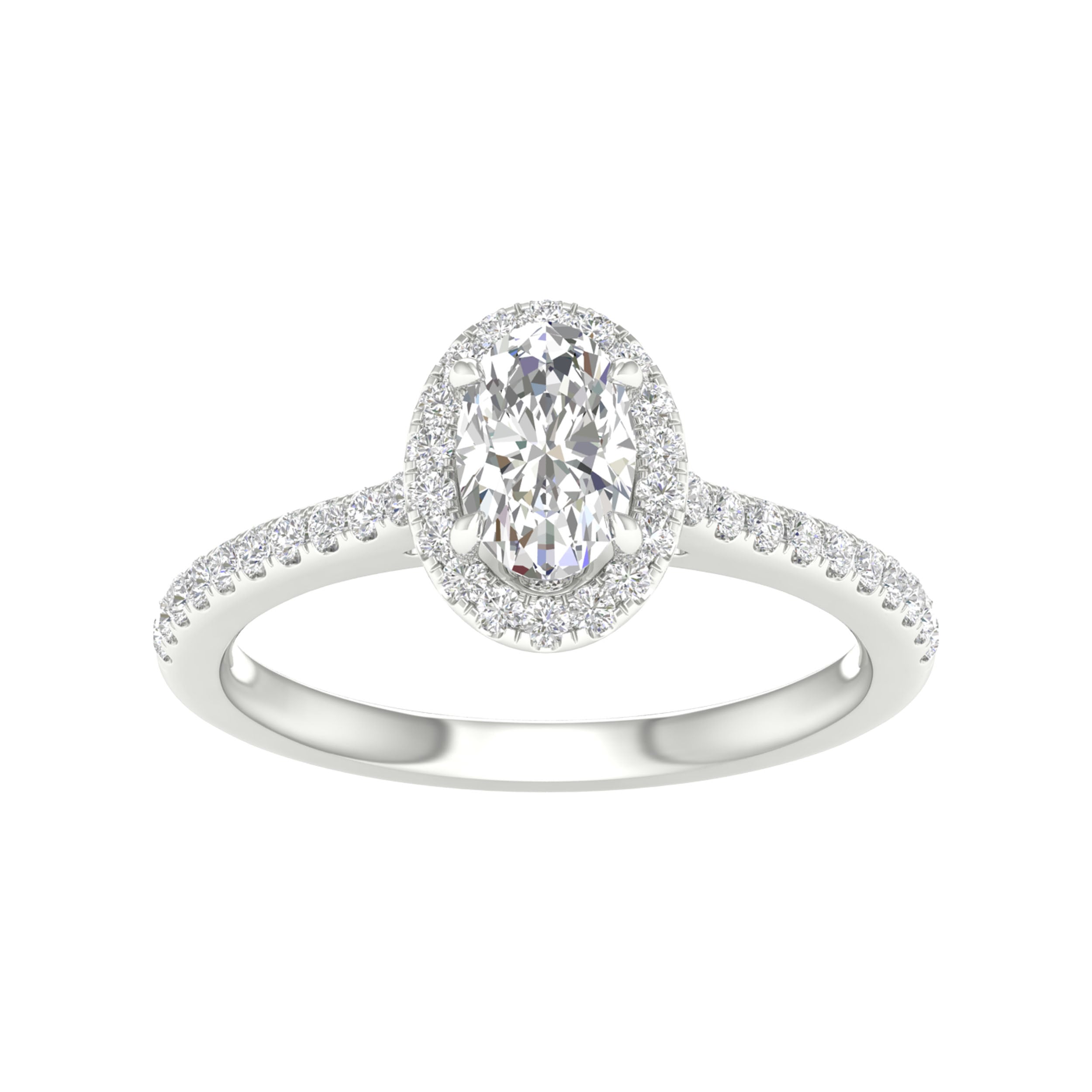 14K 1.00CT  Certified Lab Grown Diamond Ring ( IGI Certified )