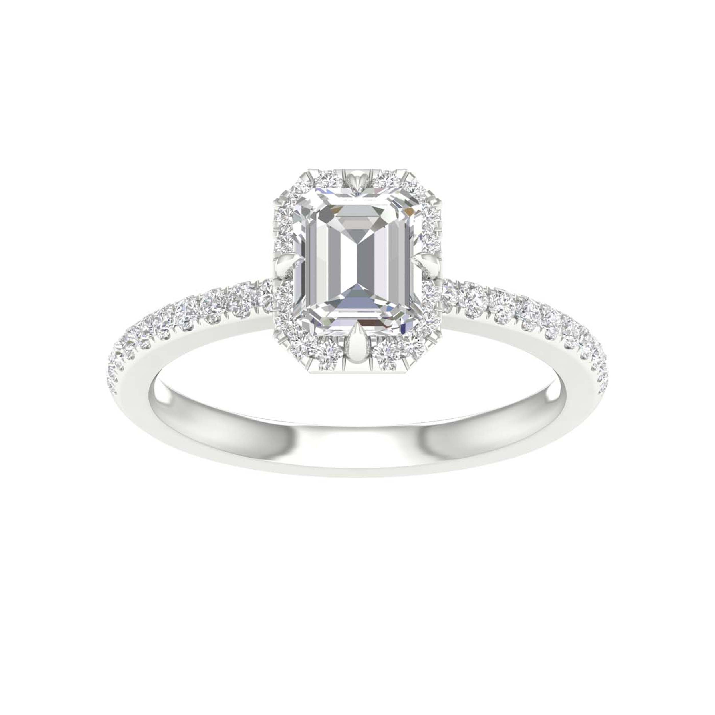 14K 1.25CT Certified Lab Grown Diamond Ring ( IGI Certified )
