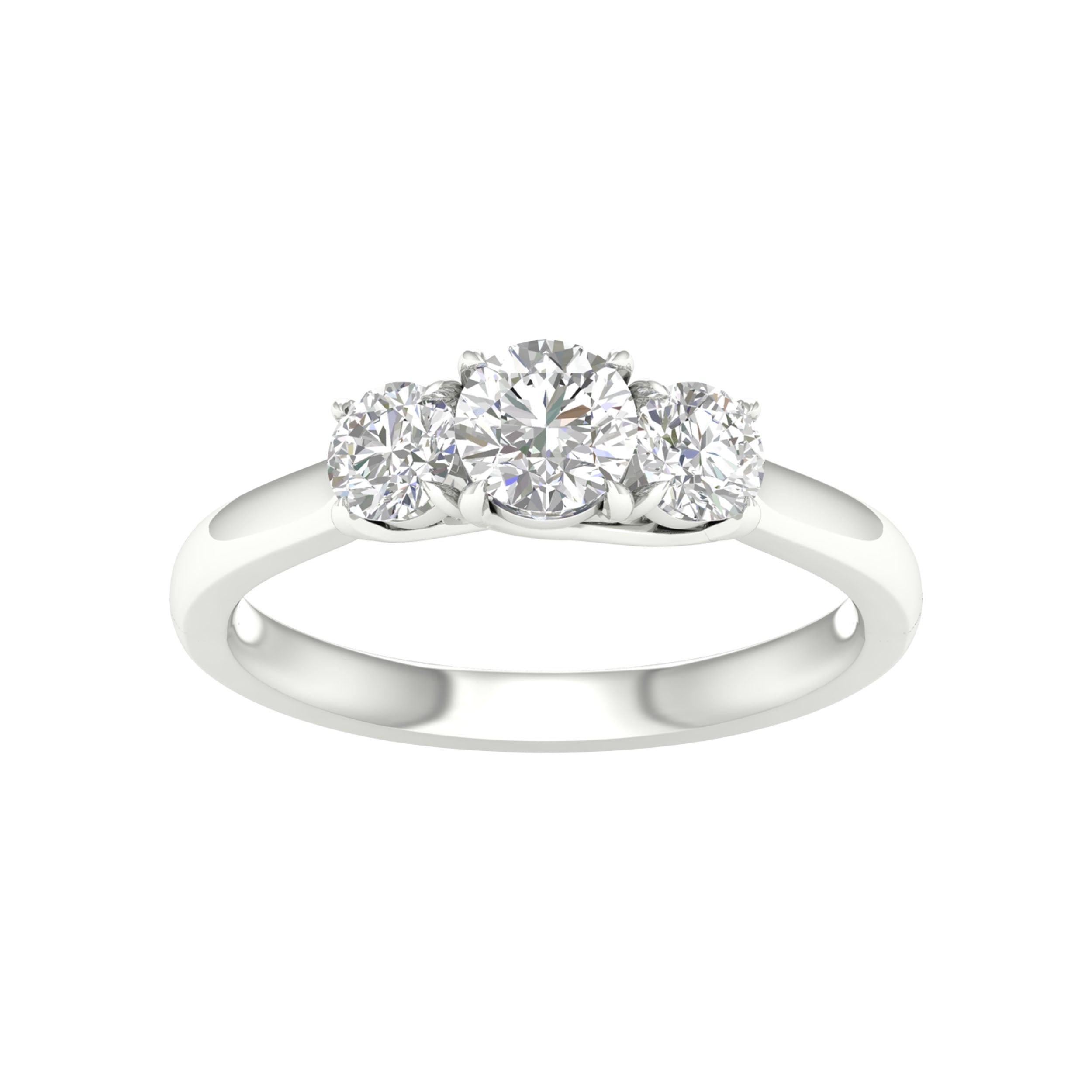 14K 1.00CT Certified Lab Grown Diamond Ring ( IGI Certified )