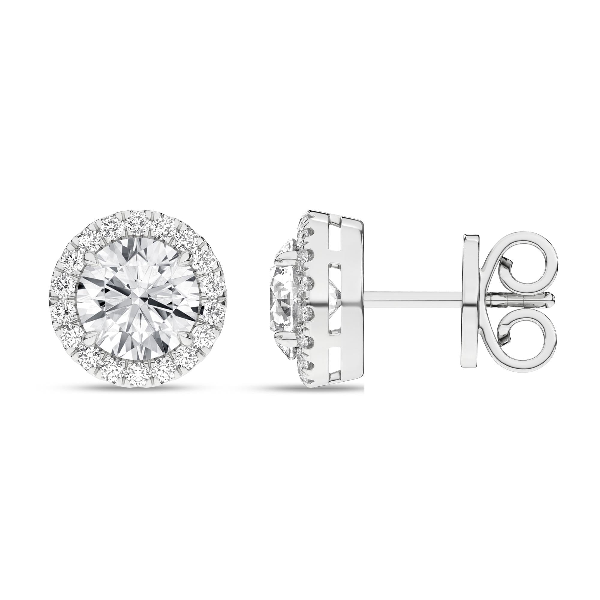 14K 2.25ct Certified Lab Grown Diamond Earrings
