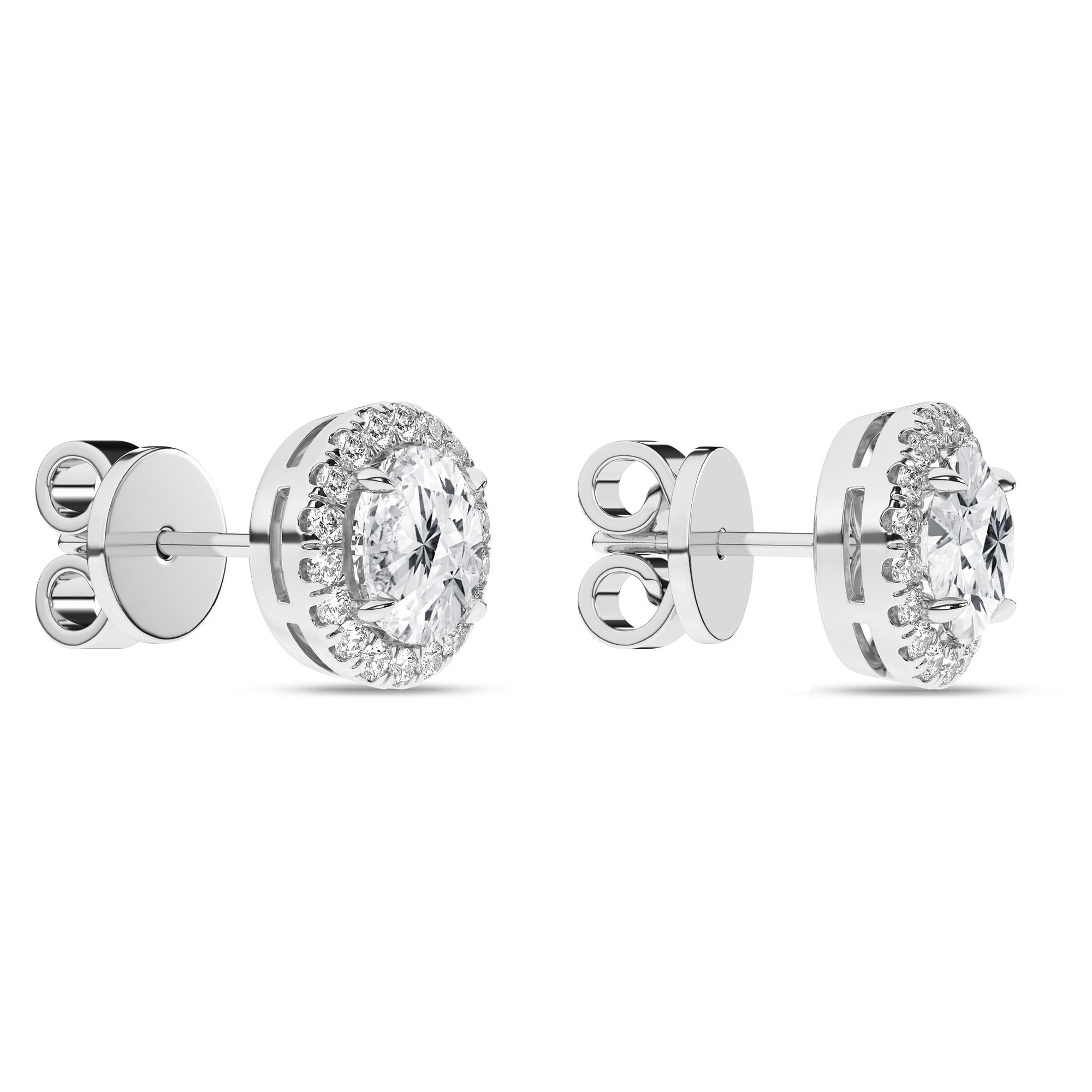 14K 2.25ct Certified Lab Grown Diamond Earrings