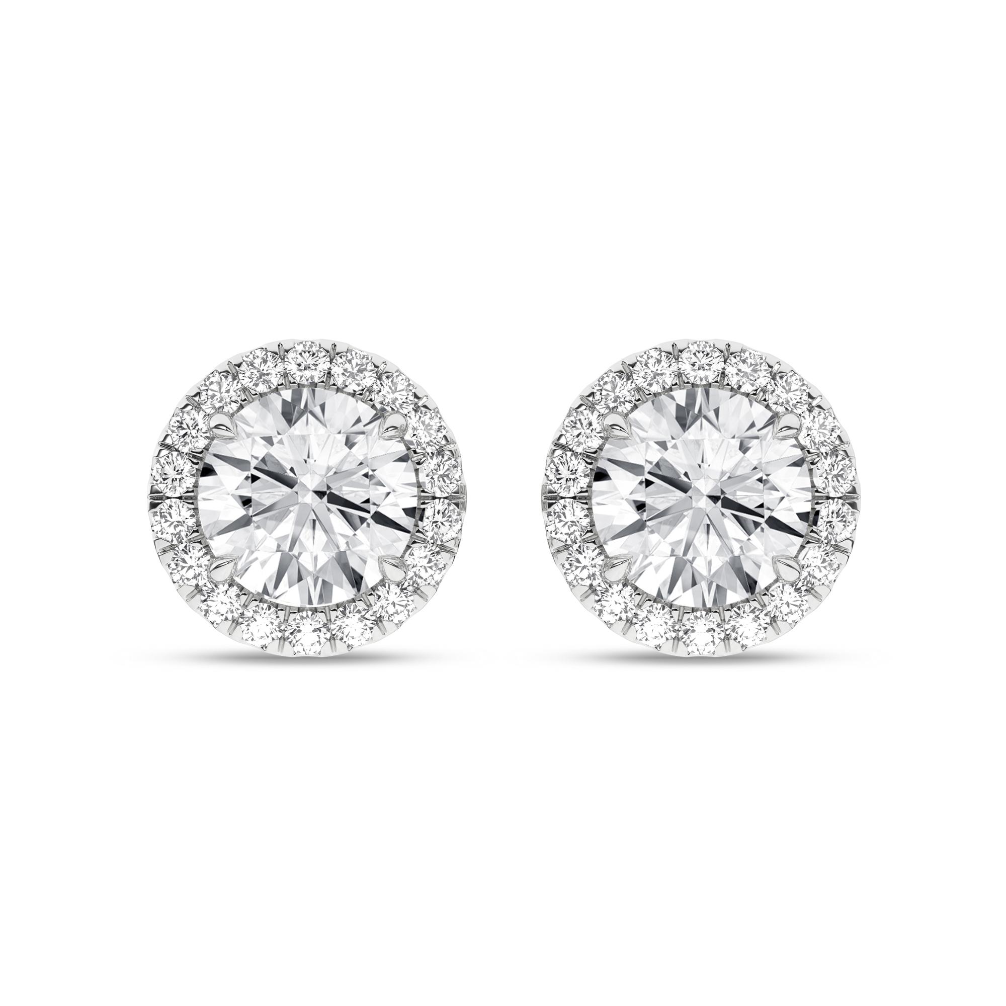 14K 2.25ct Certified Lab Grown Diamond Earrings