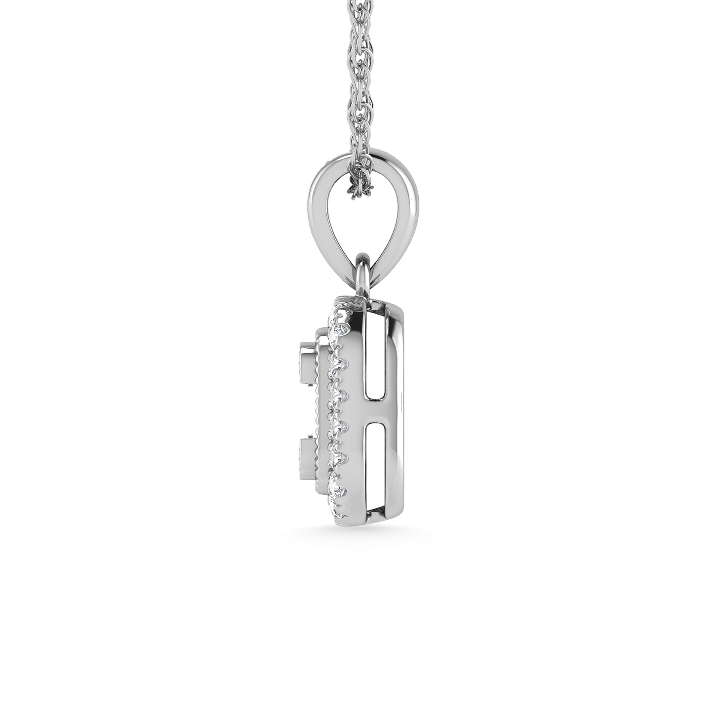 Diamond 1/4 Ct.Tw. Fashion Pendant in 14K White Gold