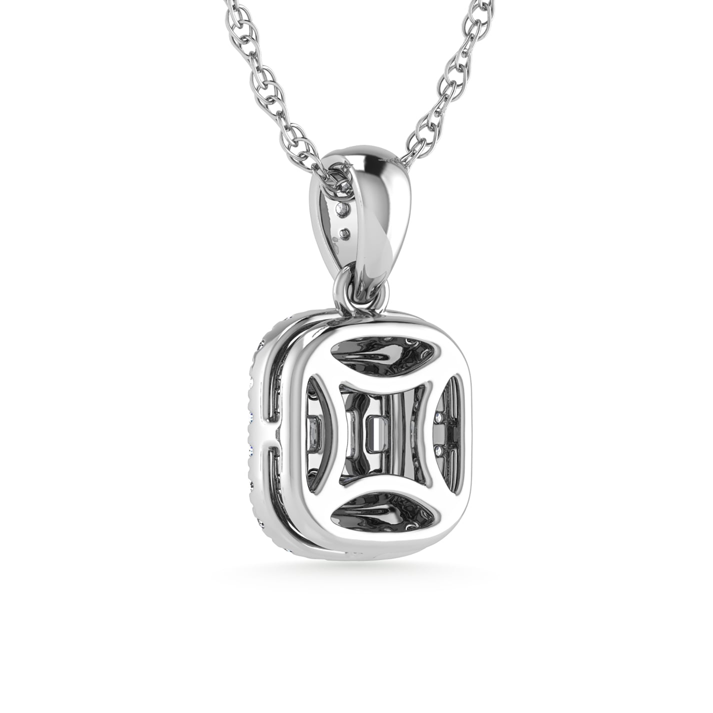 Diamond 1/4 Ct.Tw. Fashion Pendant in 14K White Gold
