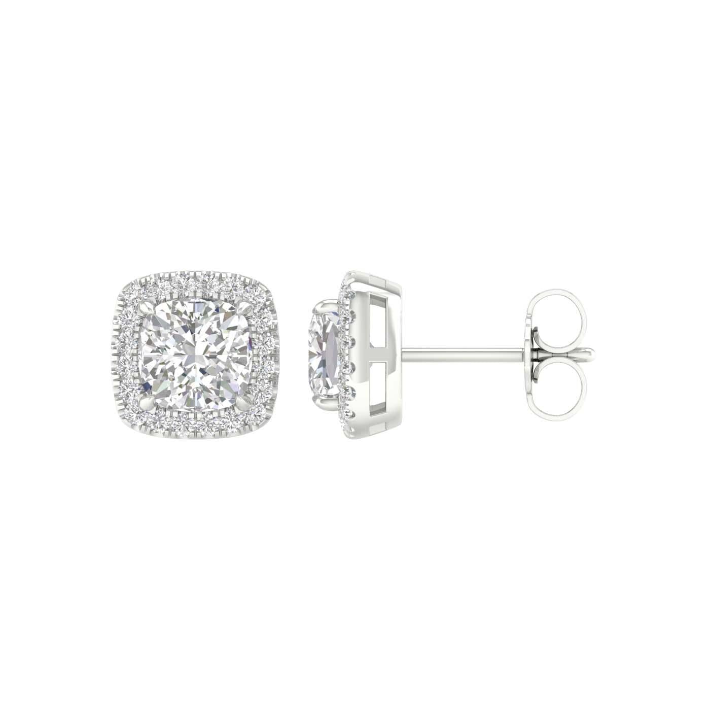 14K 2.25ct Certified Lab Grown Diamond Earrings