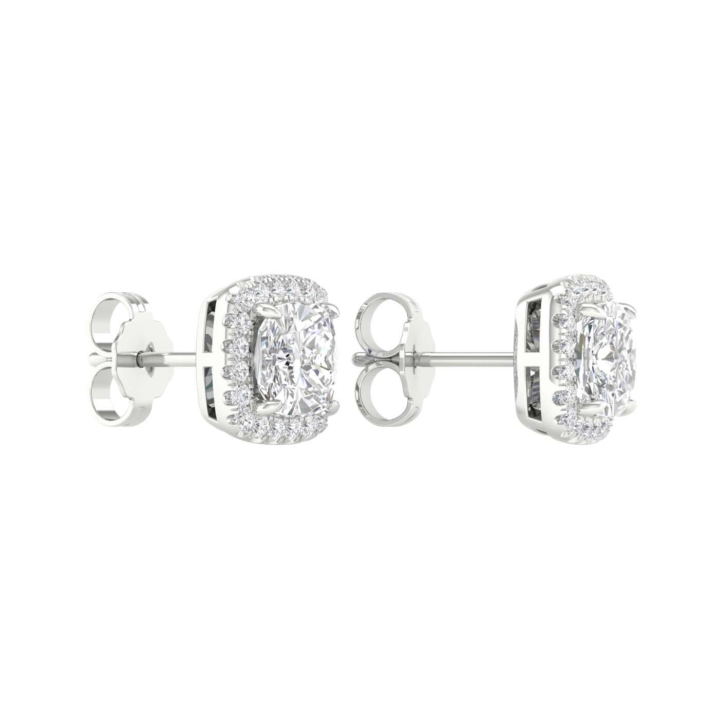 14K 2.25ct Certified Lab Grown Diamond Earrings