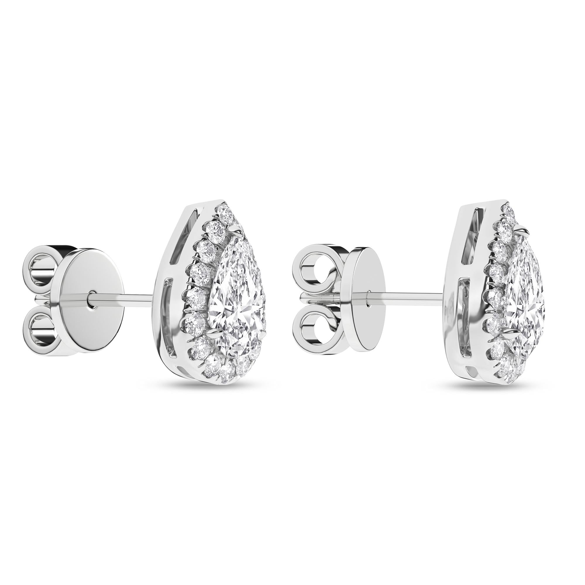 14K 2.25ct Certified Lab Grown Diamond Earrings
