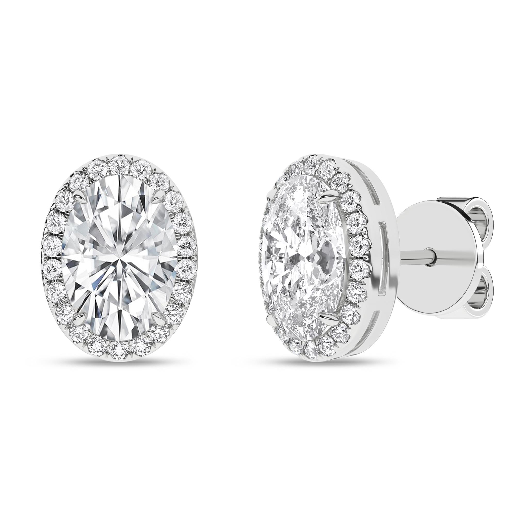 14K 2.25ct Certified Lab Grown Diamond Earrings