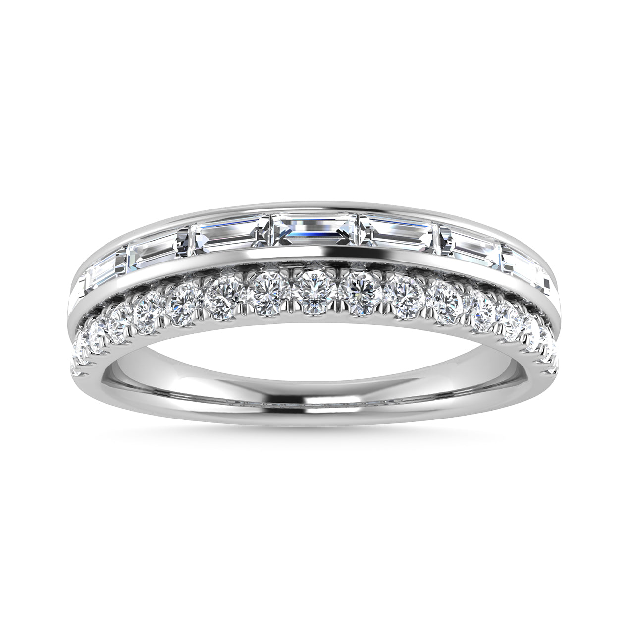 Diamond 5/8 Ct.Tw. Fashion Band in 14K White Gold