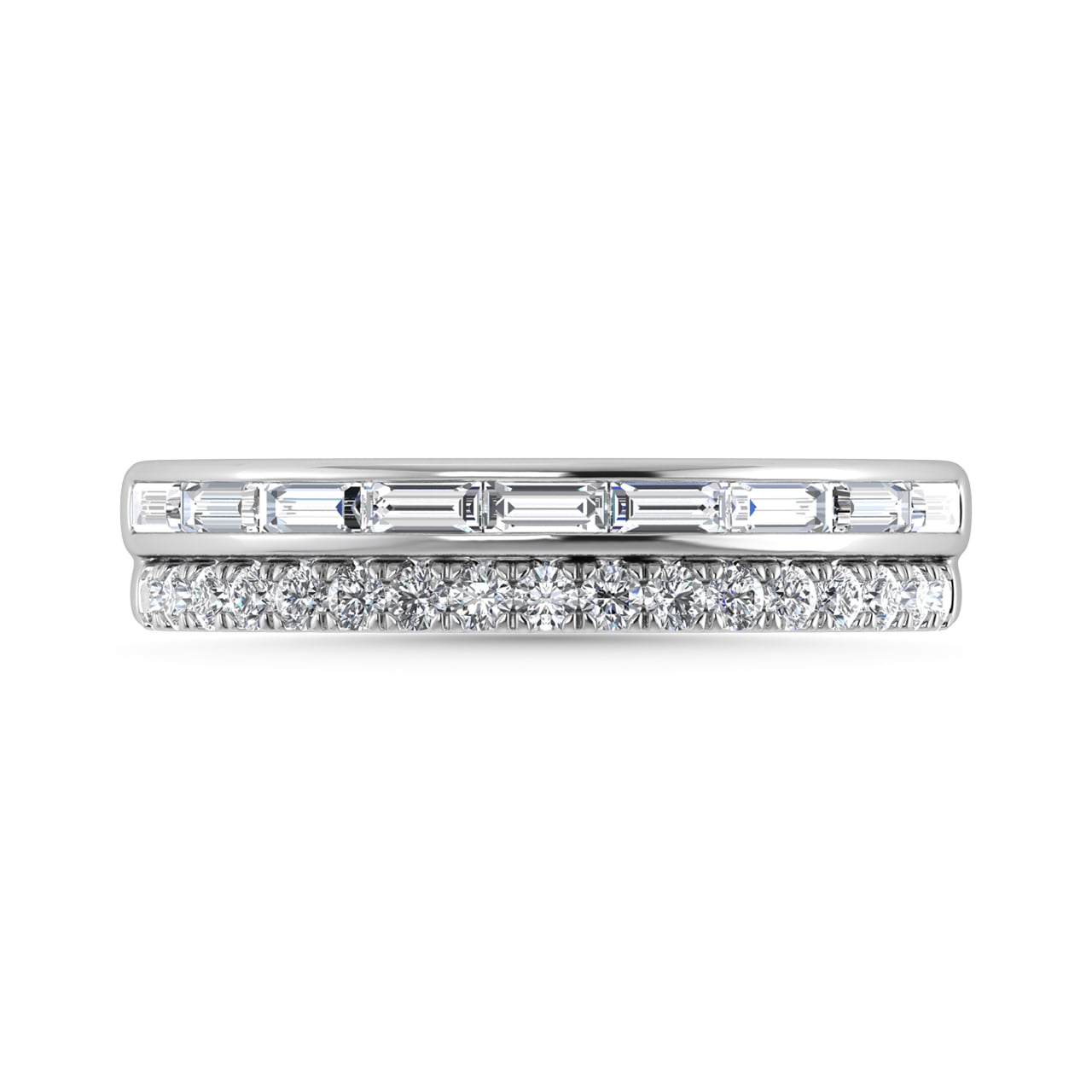 Diamond 5/8 Ct.Tw. Fashion Band in 14K White Gold
