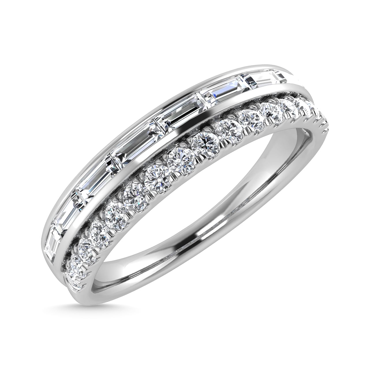 Diamond 5/8 Ct.Tw. Fashion Band in 14K White Gold