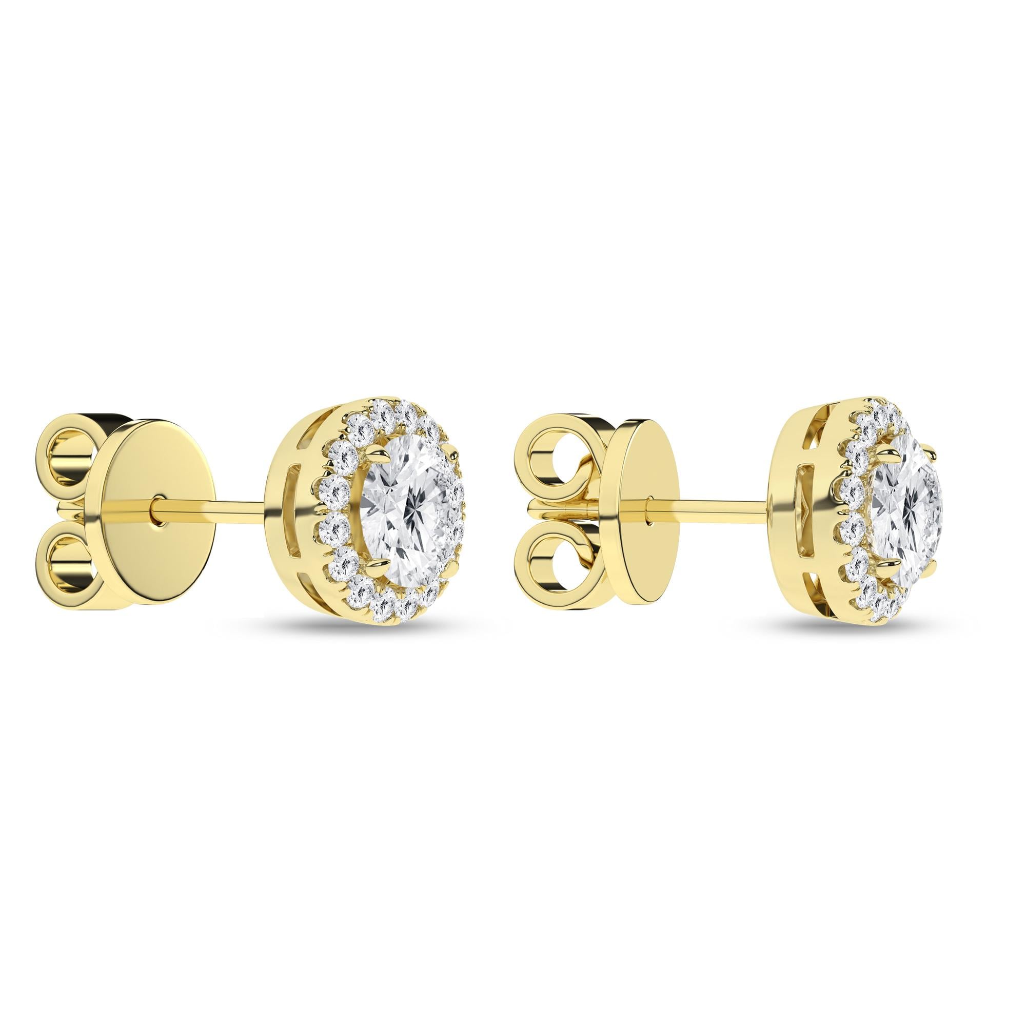 14K 2.25ct Certified Lab Grown Diamond Earrings