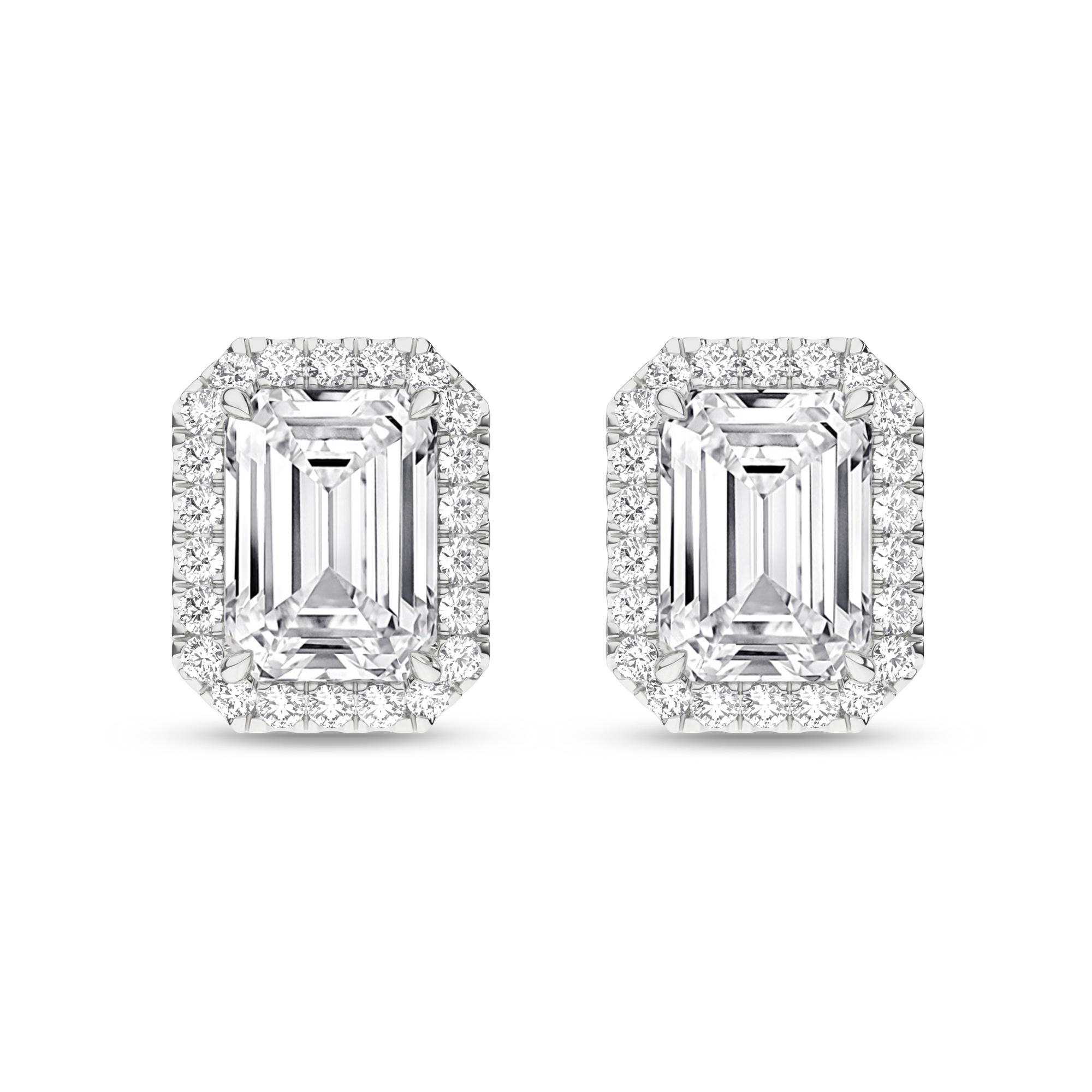 14K 2.25ct Certified Lab Grown Diamond Earrings