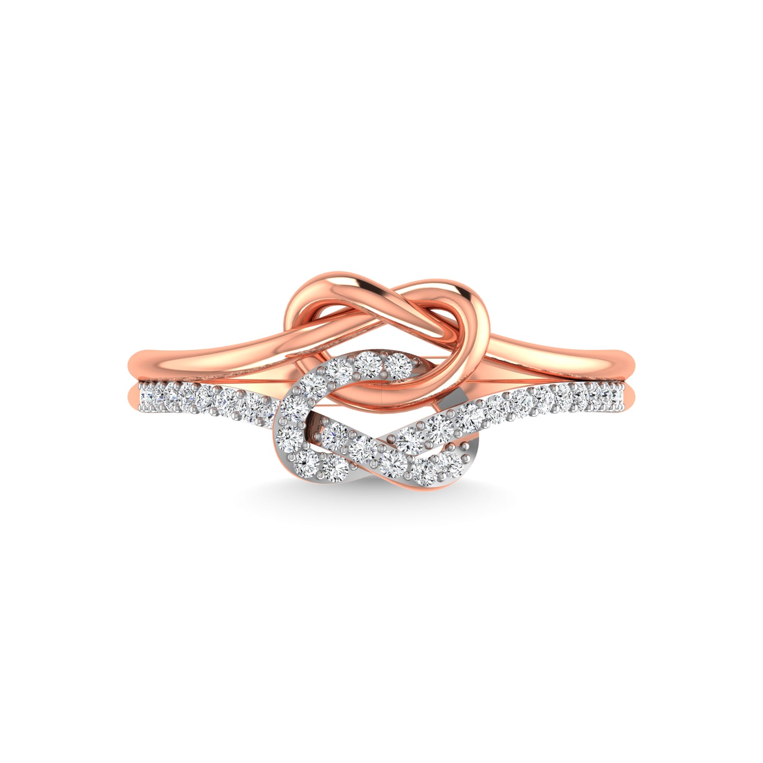 10K White Gold Diamond 1/5 Ct.Tw. Fashion Ring