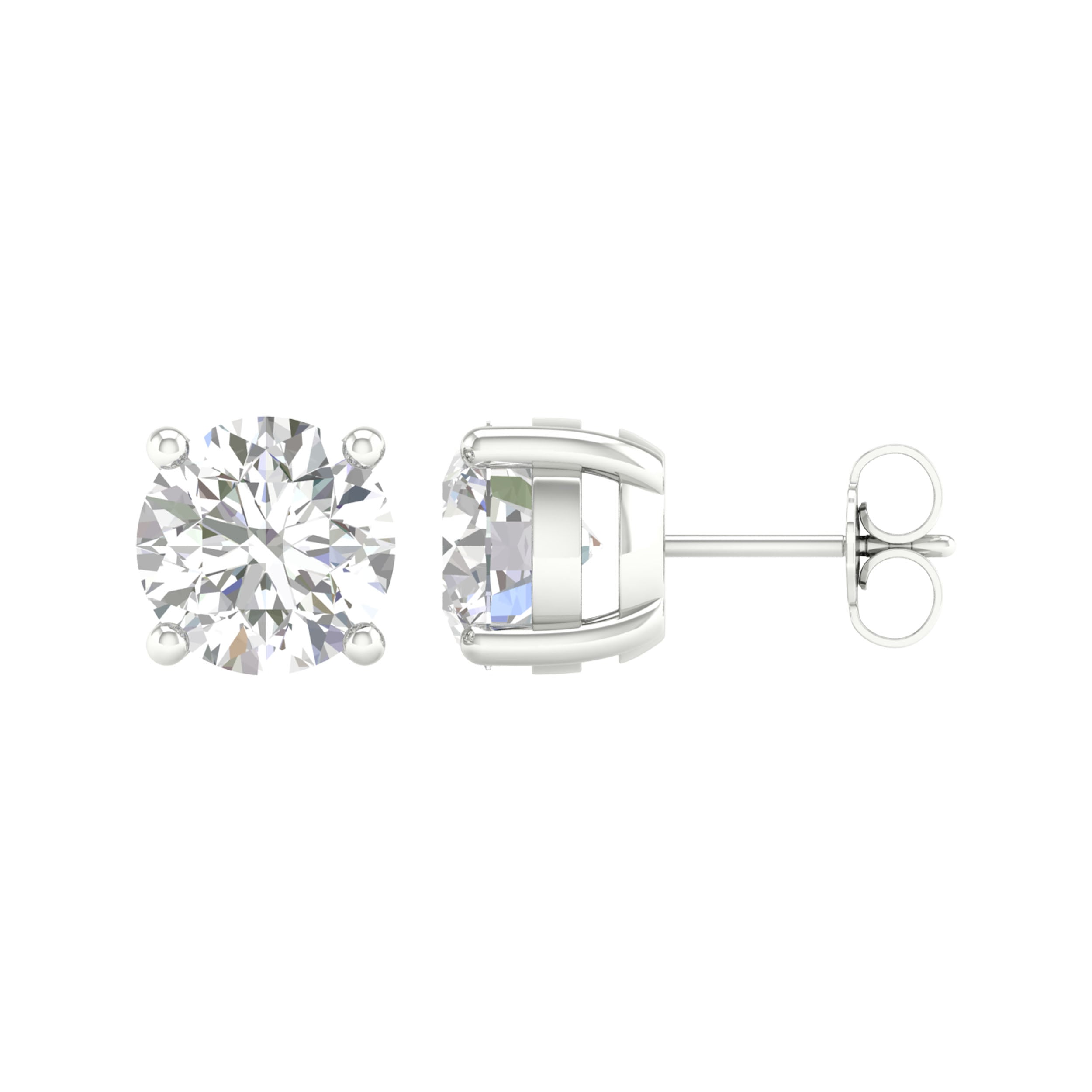 14K 5.00CT Lab Grown Earrings