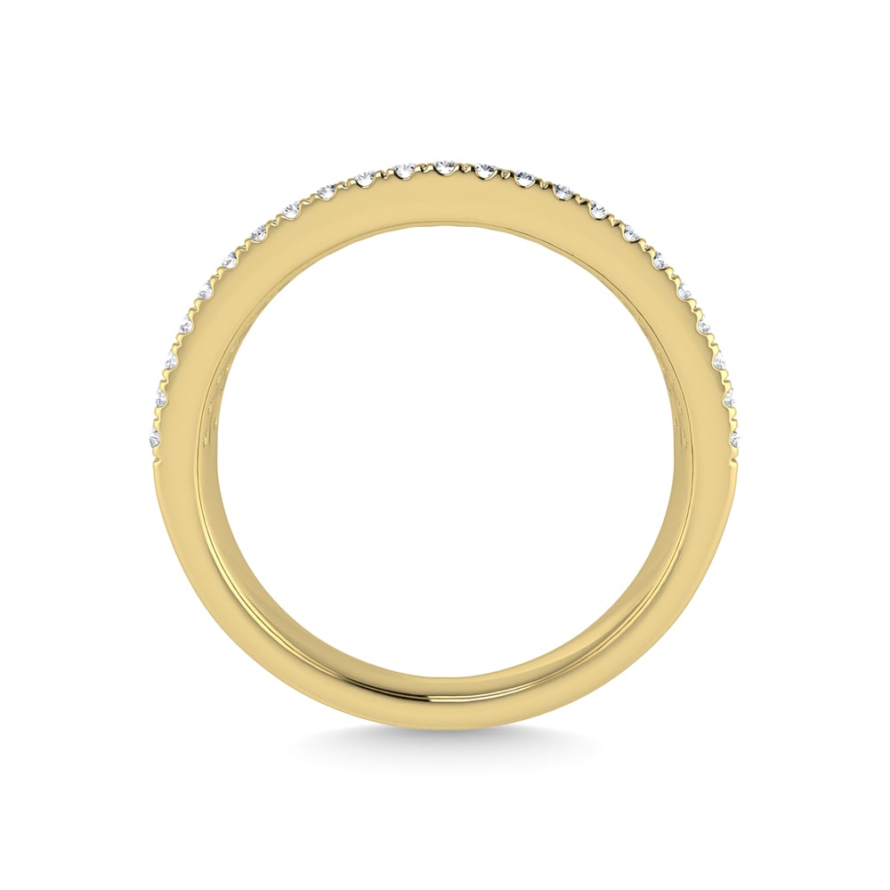 14K Yellow Gold Diamond 1/3 Ct.Tw. Fashion Bands