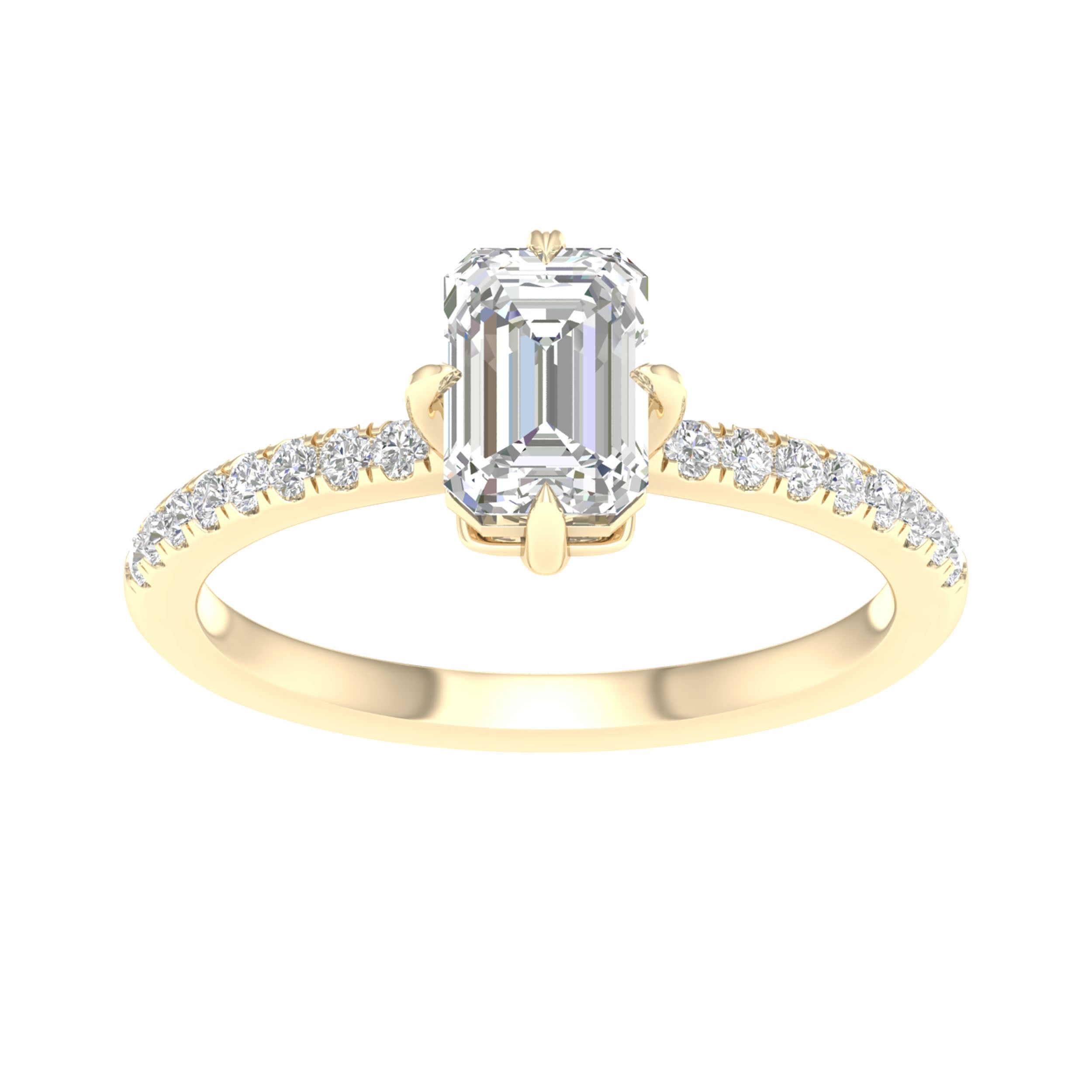 14K 1.15CT Certified Lab Grown Diamond Ring ( IGI Certified )