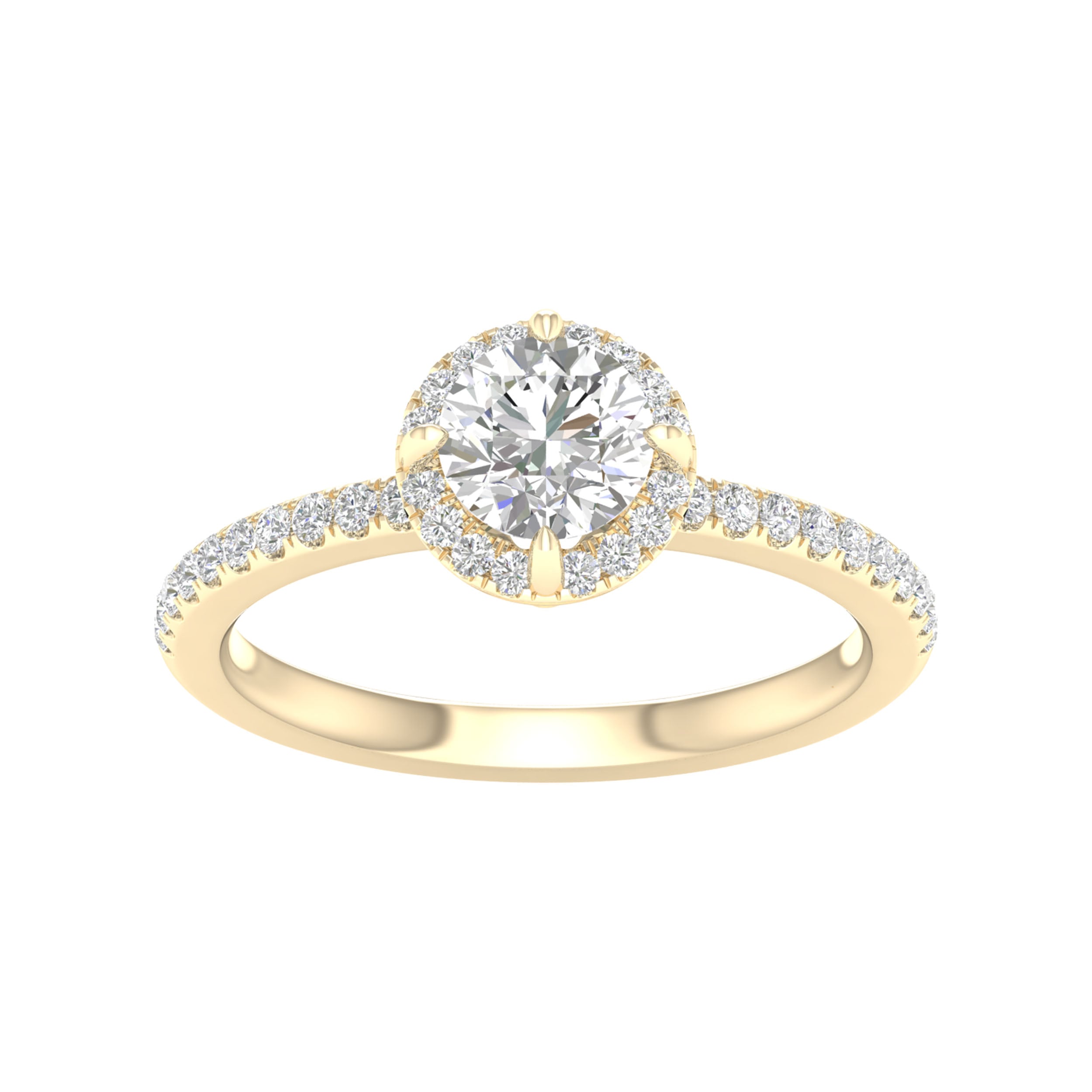14K 1.25CT Certified Lab Grown Diamond Ring ( IGI Certified )