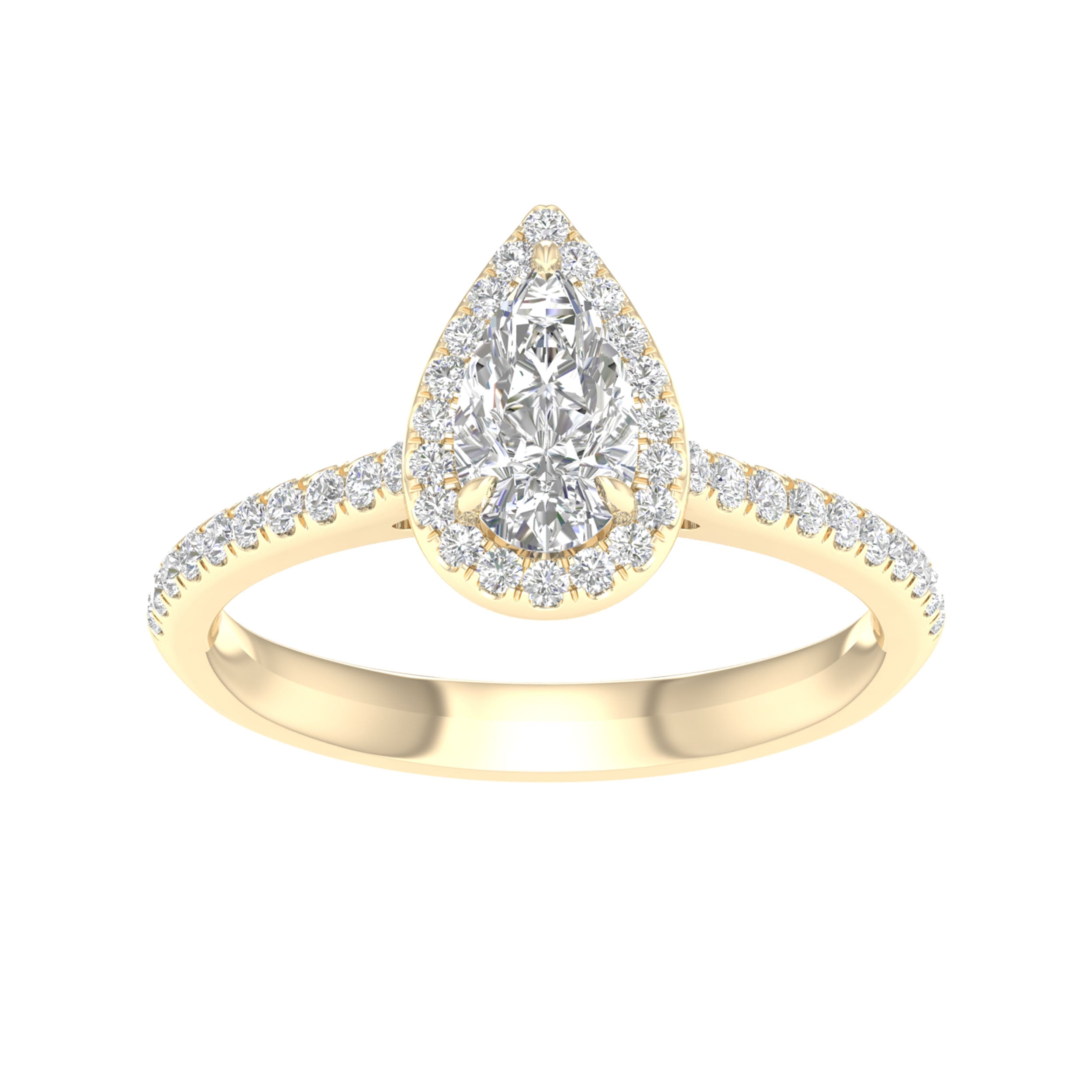 14K 1.00CT Certified Lab Grown Diamond Ring ( IGI Certified )