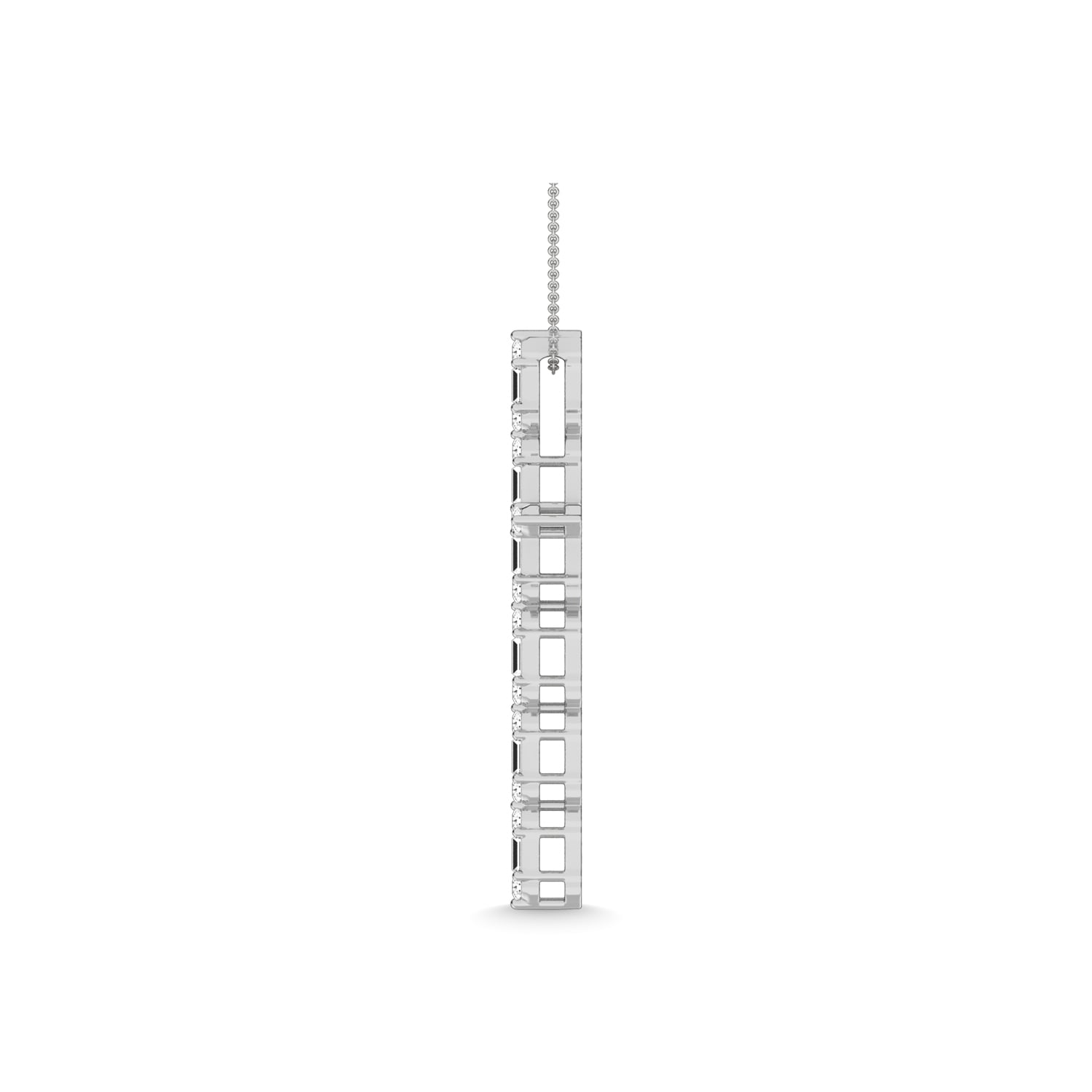 Diamond 1/4 Ct.Tw. Cross Pendant in 14K White Gold