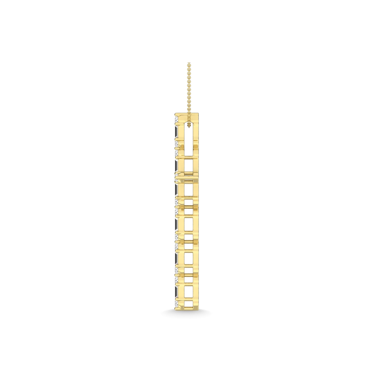 Diamond 1/4 Ct.Tw. Cross Pendant in 14K Yellow Gold