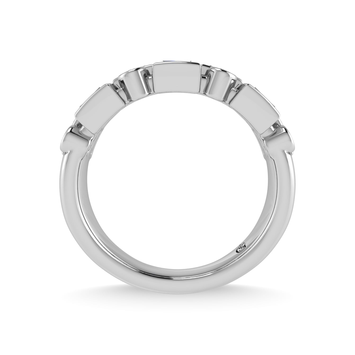 14K White Gold Diamond 3/8 Ct.Tw. Stackable Band