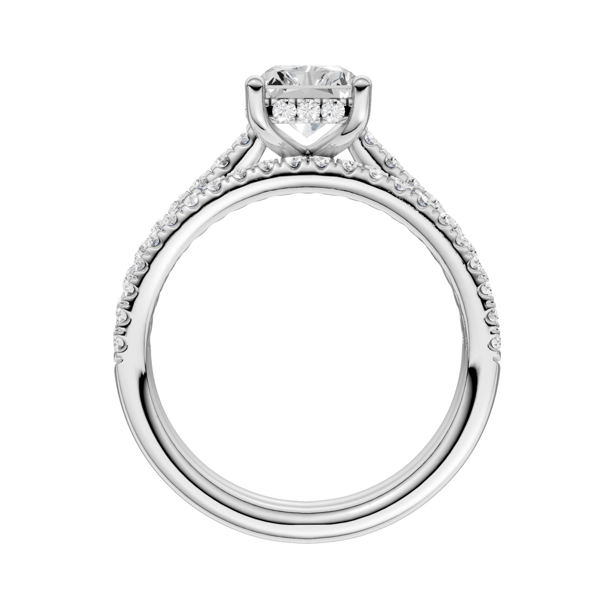 14K 2.50ct Lab Grown Diamond Bridal Set