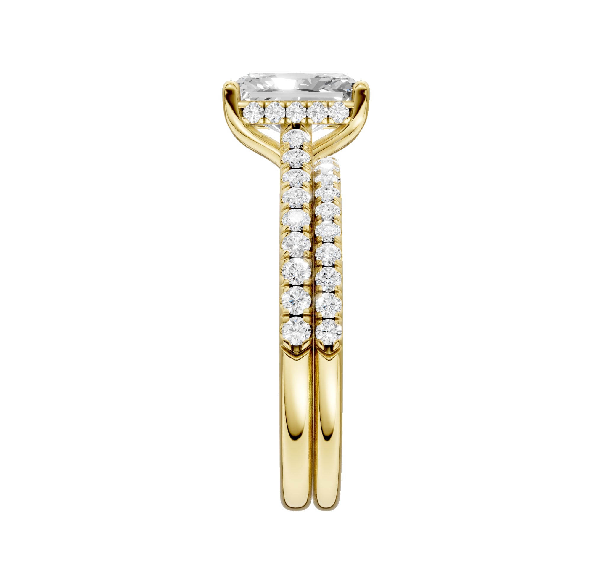 14K 2.50ct Lab Grown Diamond Bridal Set