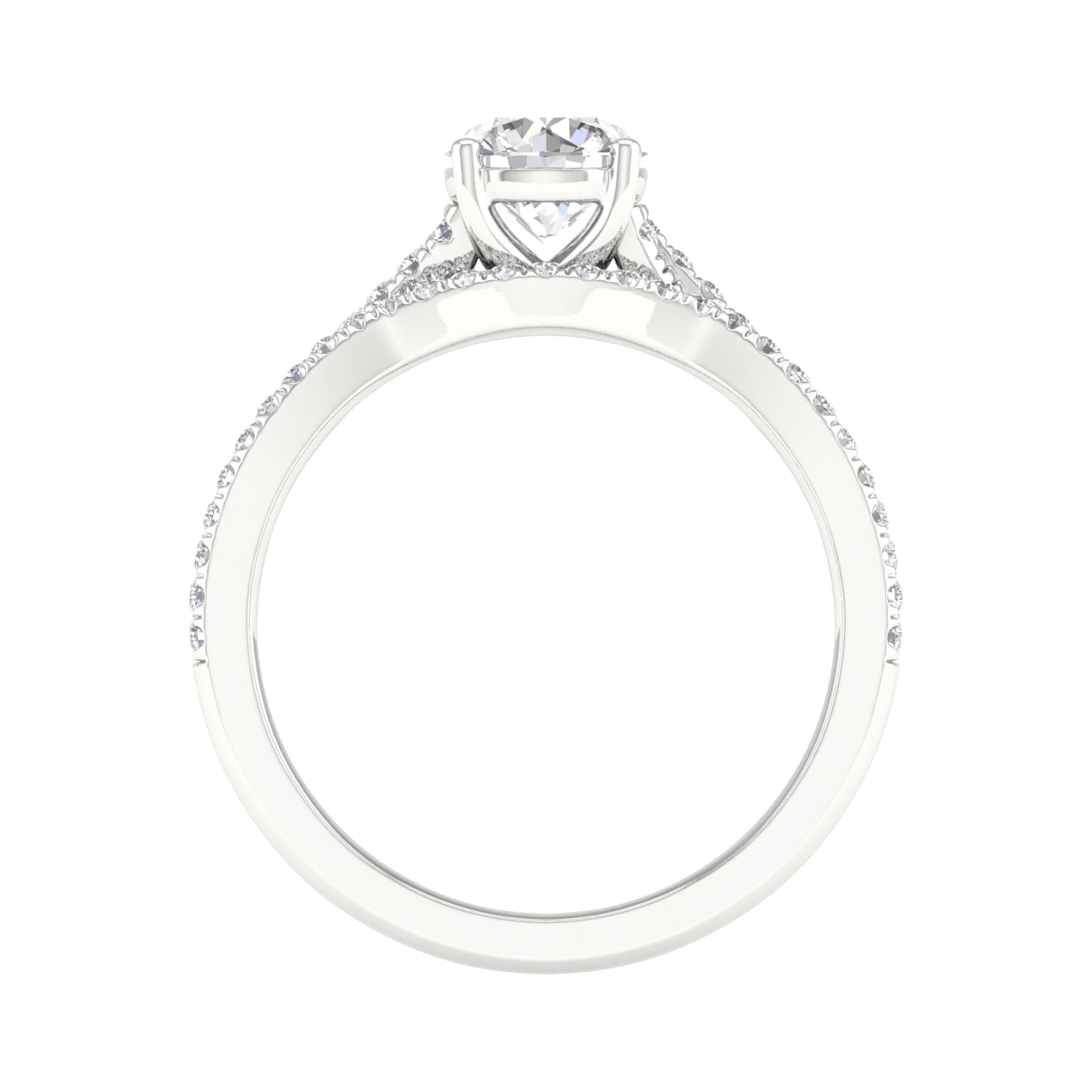 14K 1.40CT Lab Grown Diamond Bridal Set
