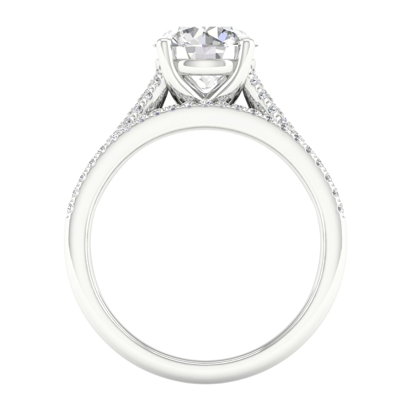 14K 2.40CT Lab Grown Bridal Set