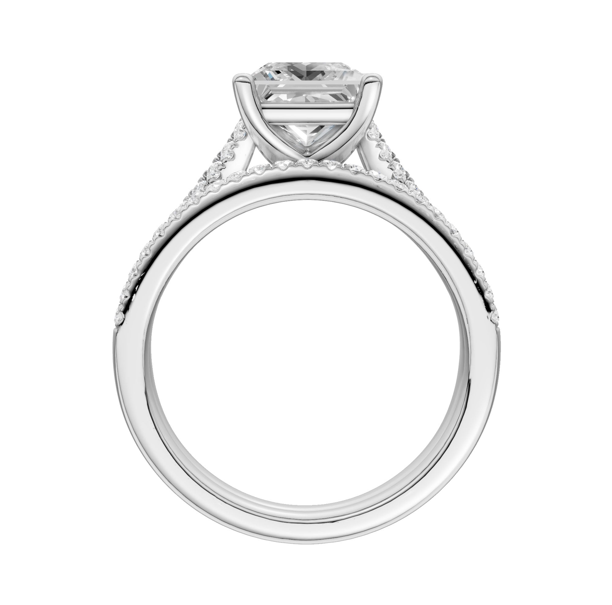 Certified Lab Grown 14K 2.40CT Diamond Bridal Set