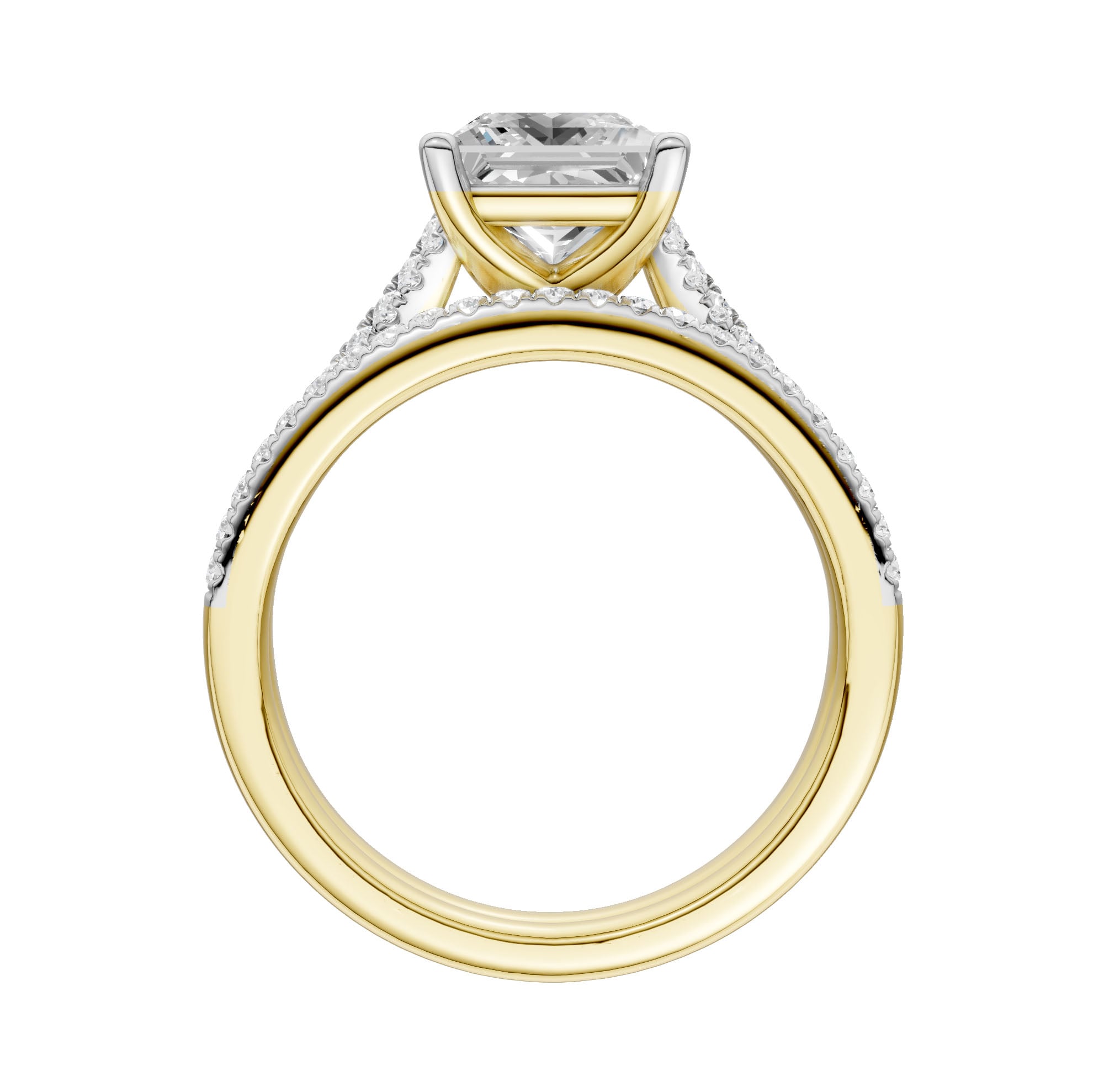 Certified Lab Grown 14K 2.40CT Diamond Bridal Set
