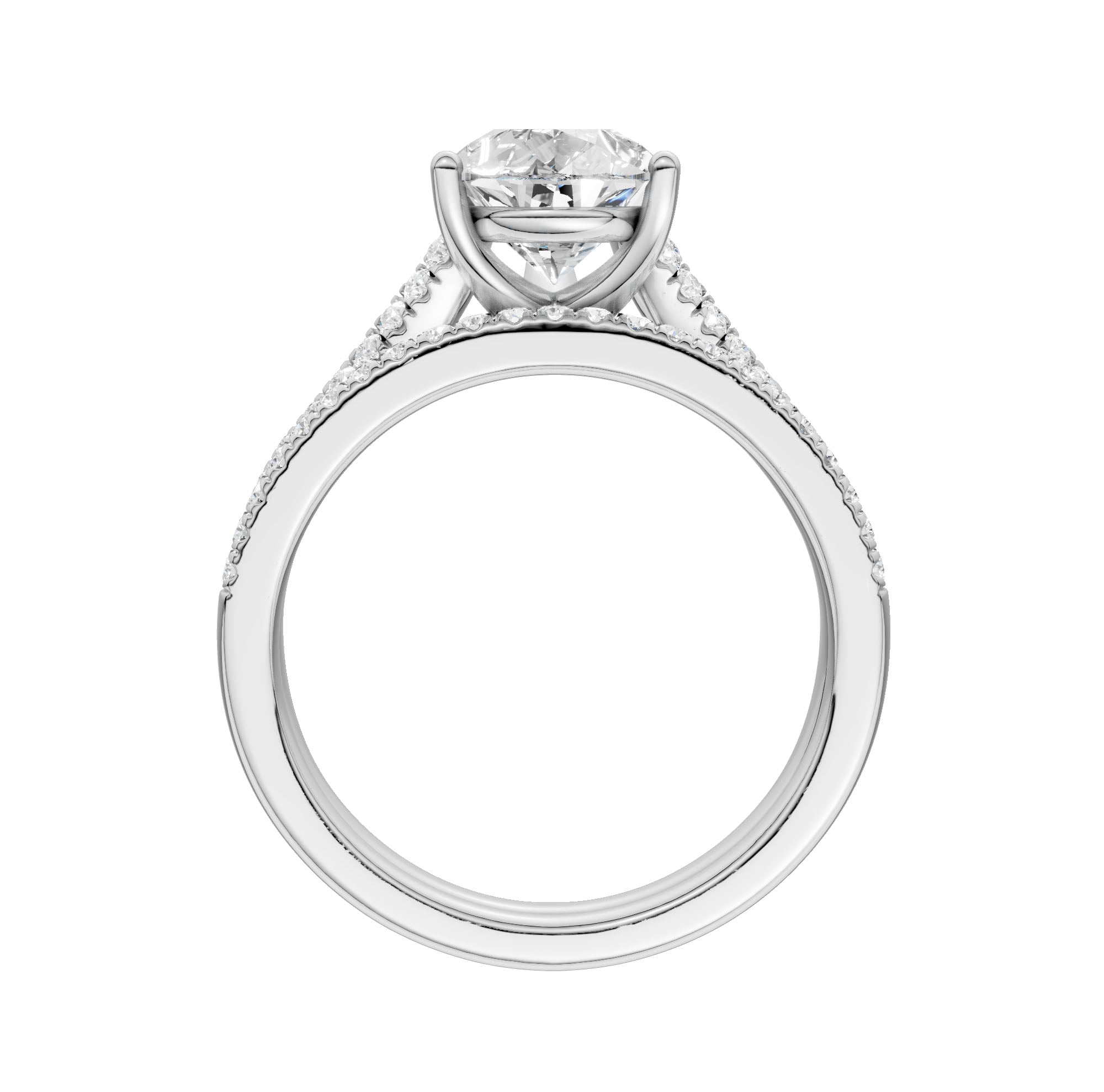 Certified Lab Grown 14K 2.40CT Diamond Bridal Set