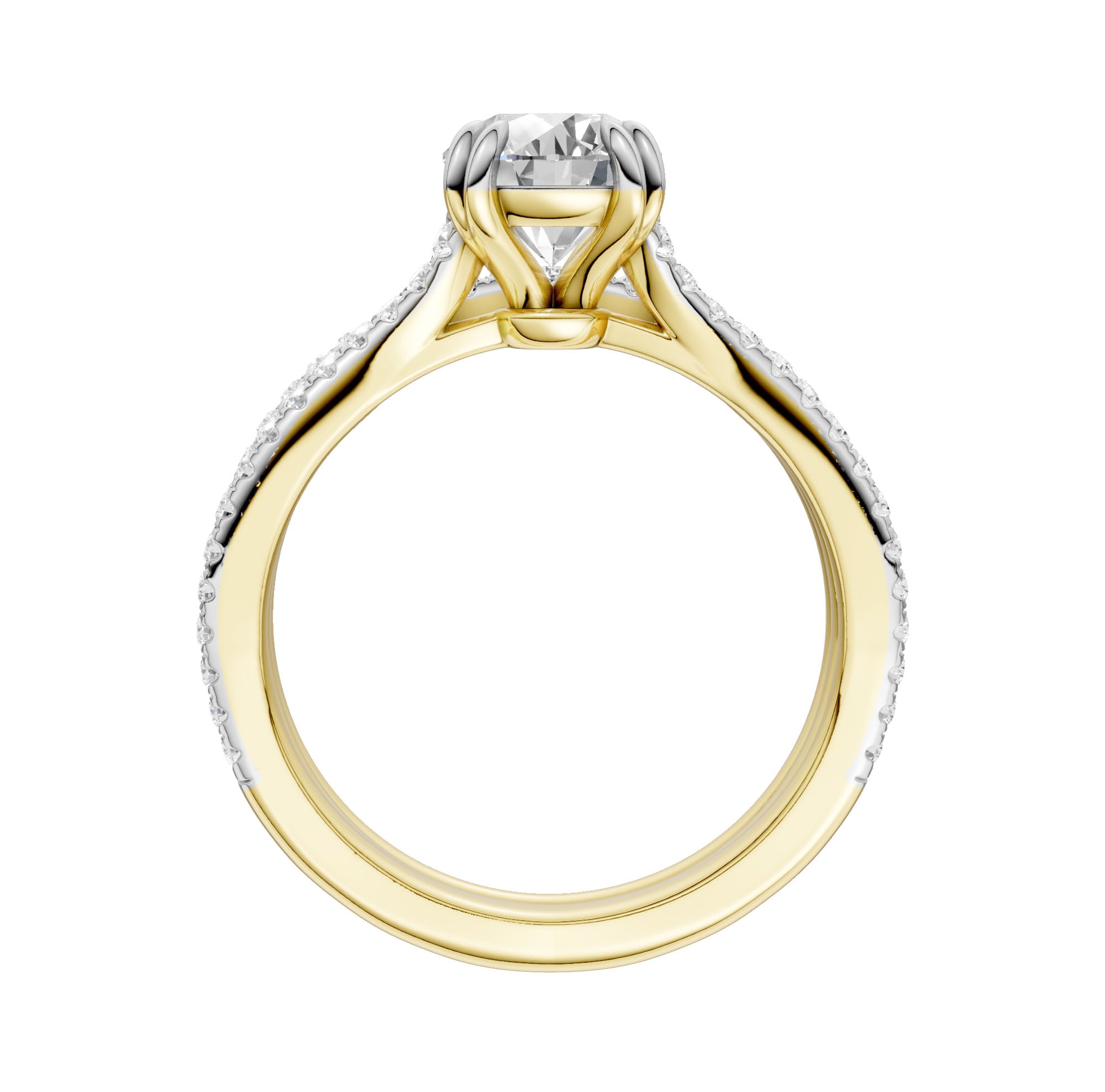 Certified Lab Grown 14K 1.50CT Diamond Bridal Set