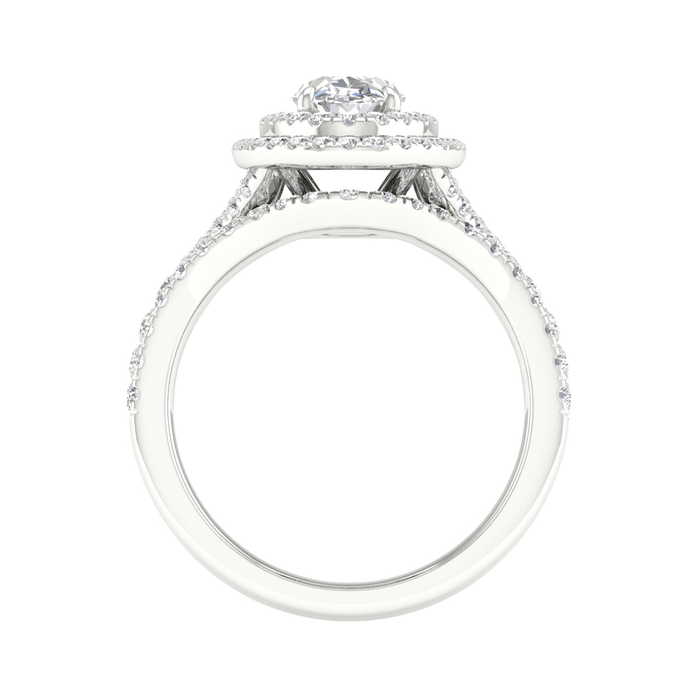 14K 1.75CT Lab Grown Diamond Bridal Set