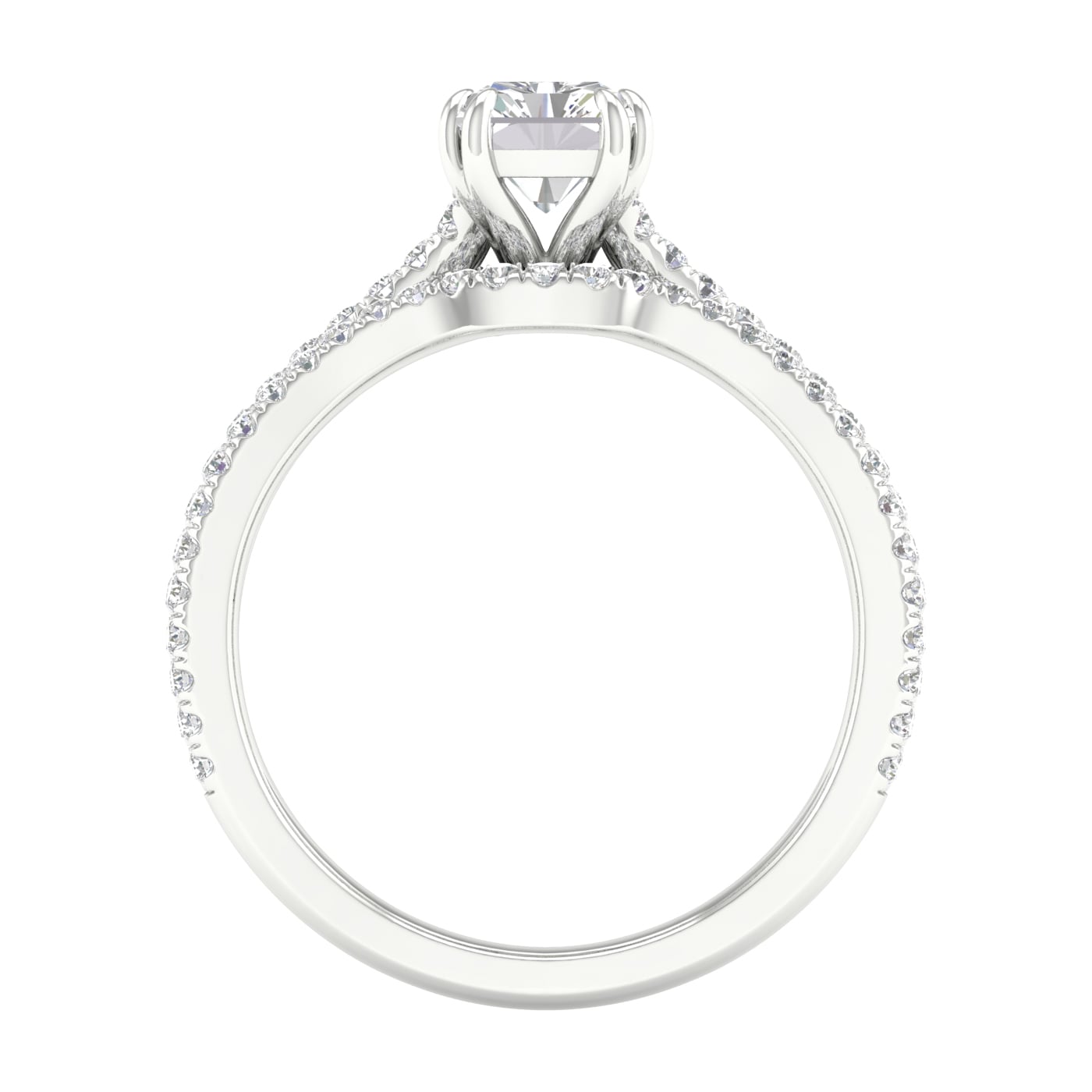 14K 1.50CT Lab Grown Diamond Bridal Set