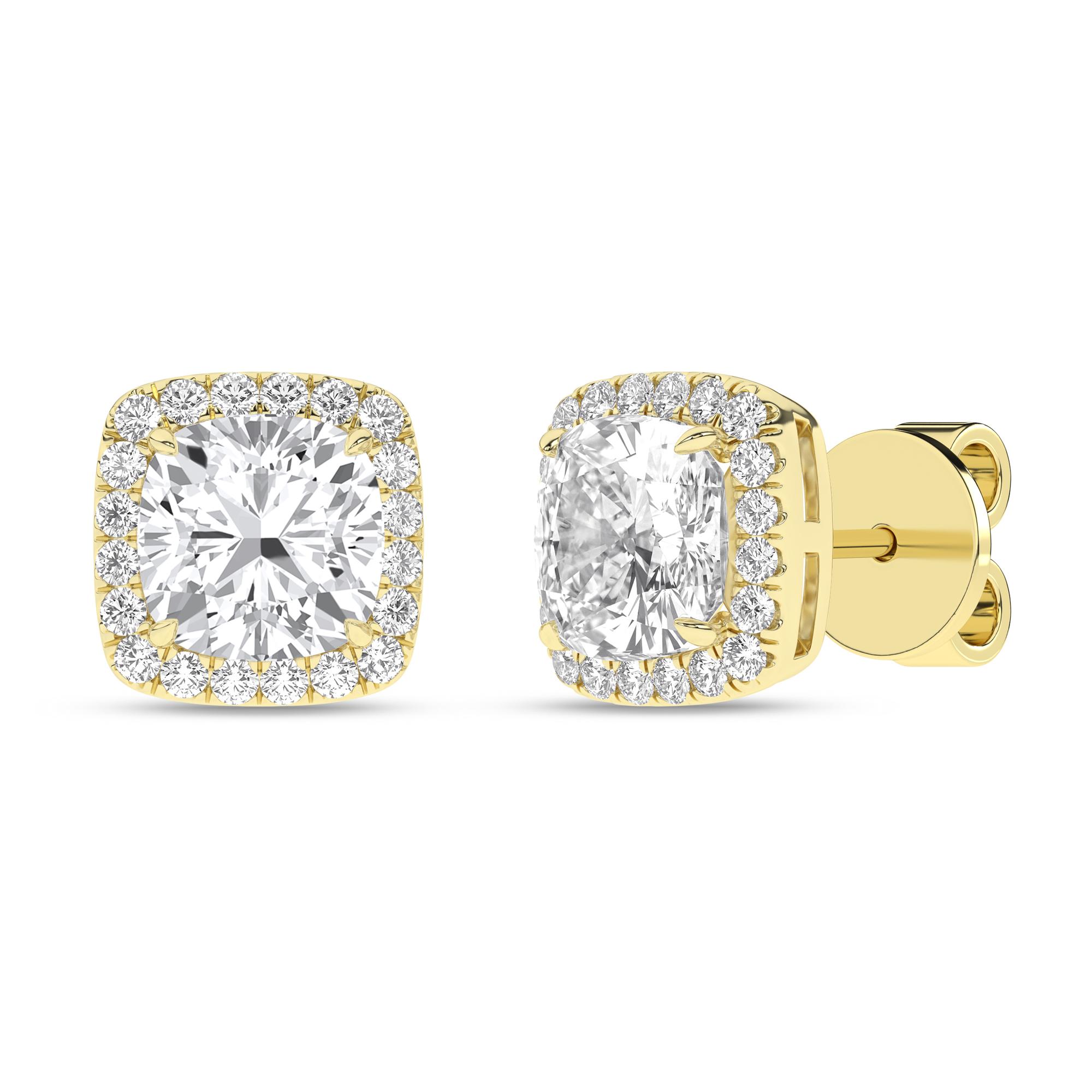 14K 2.25ct Certified Lab Grown Diamond Earrings