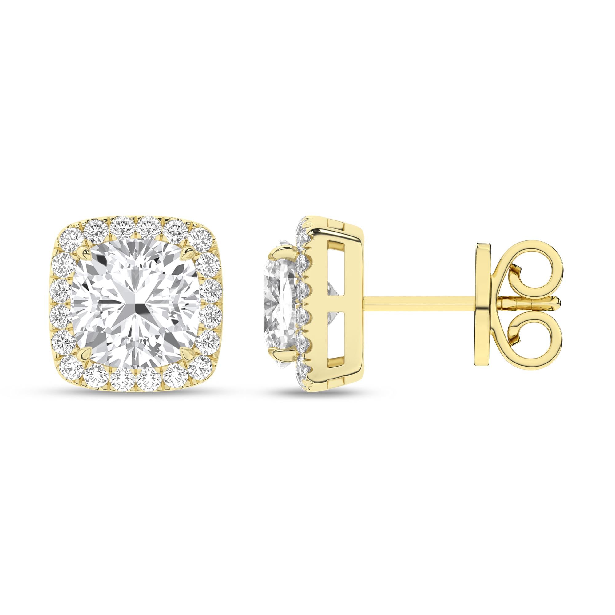 14K 2.25ct Certified Lab Grown Diamond Earrings