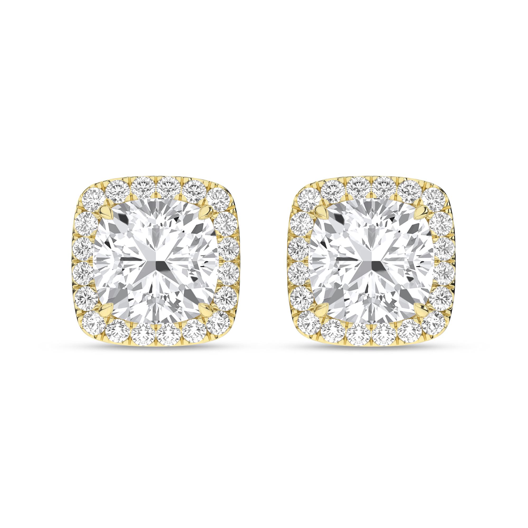 14K 2.25ct Certified Lab Grown Diamond Earrings